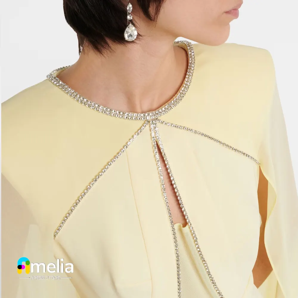 

Amelia O-Neck Prom Dress Shawl Sleeves With Floor Length Evening Dress Women Birthday Wedding Party Formal Gowns Arabia 2024