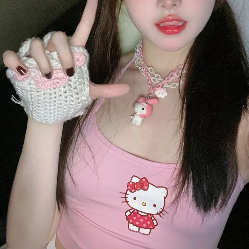 Kawaii Summer Hot Girl Self-Cultivation Hanging Neck Camisole Inside Outside Wearing Backless Student Hot Girl Top Female Gift
Kawaii Summer Hot Girl Self-Cultivation Hanging Neck Camisole Inside Outside Wearing Backless Student Hot Girl Top Female Gift