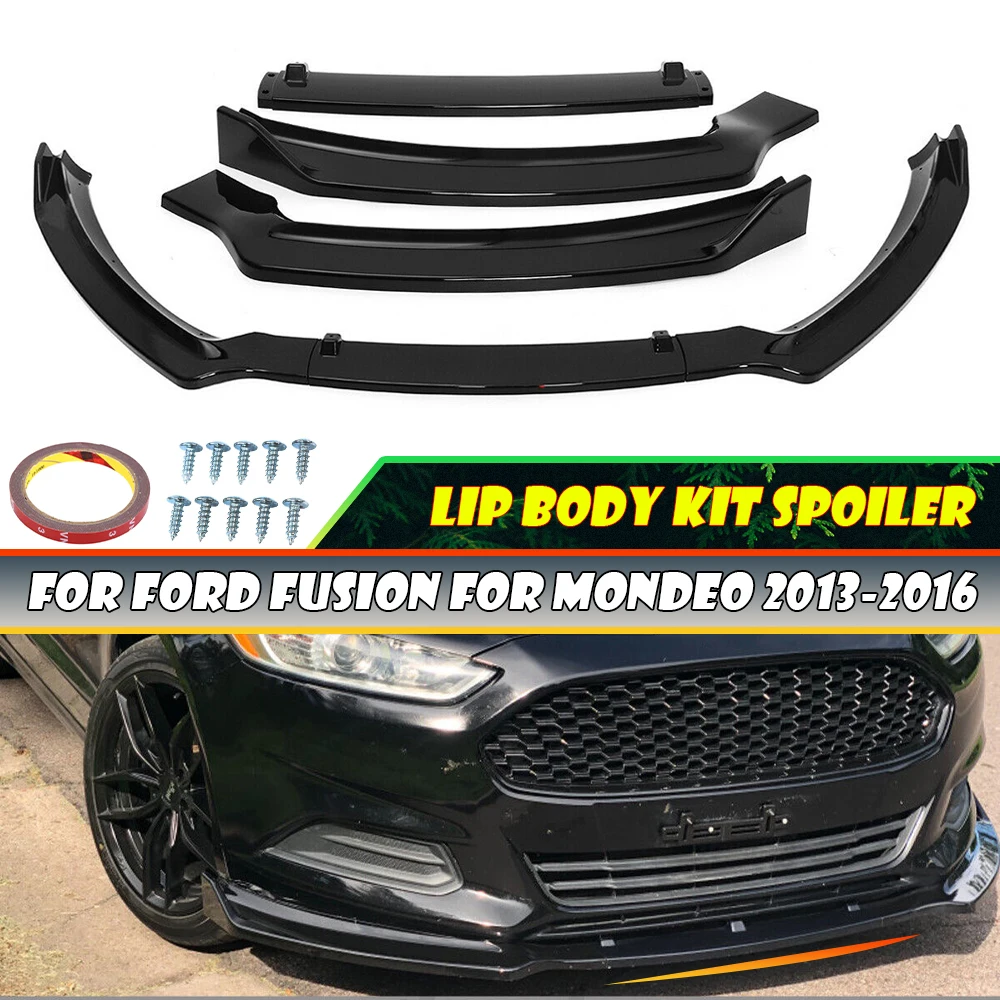 3PCS Car Front Bumper Splitter Lip Diffuser Spoiler Body Kit Protector Cover For Ford For Fusion For Mondeo 2013 2014 2015 2016
3PCS Car Front Bumper Splitter Lip Diffuser Spoiler Body Kit Protector Cover For Ford For Fusion For Mondeo 2013 2014 2015 2016