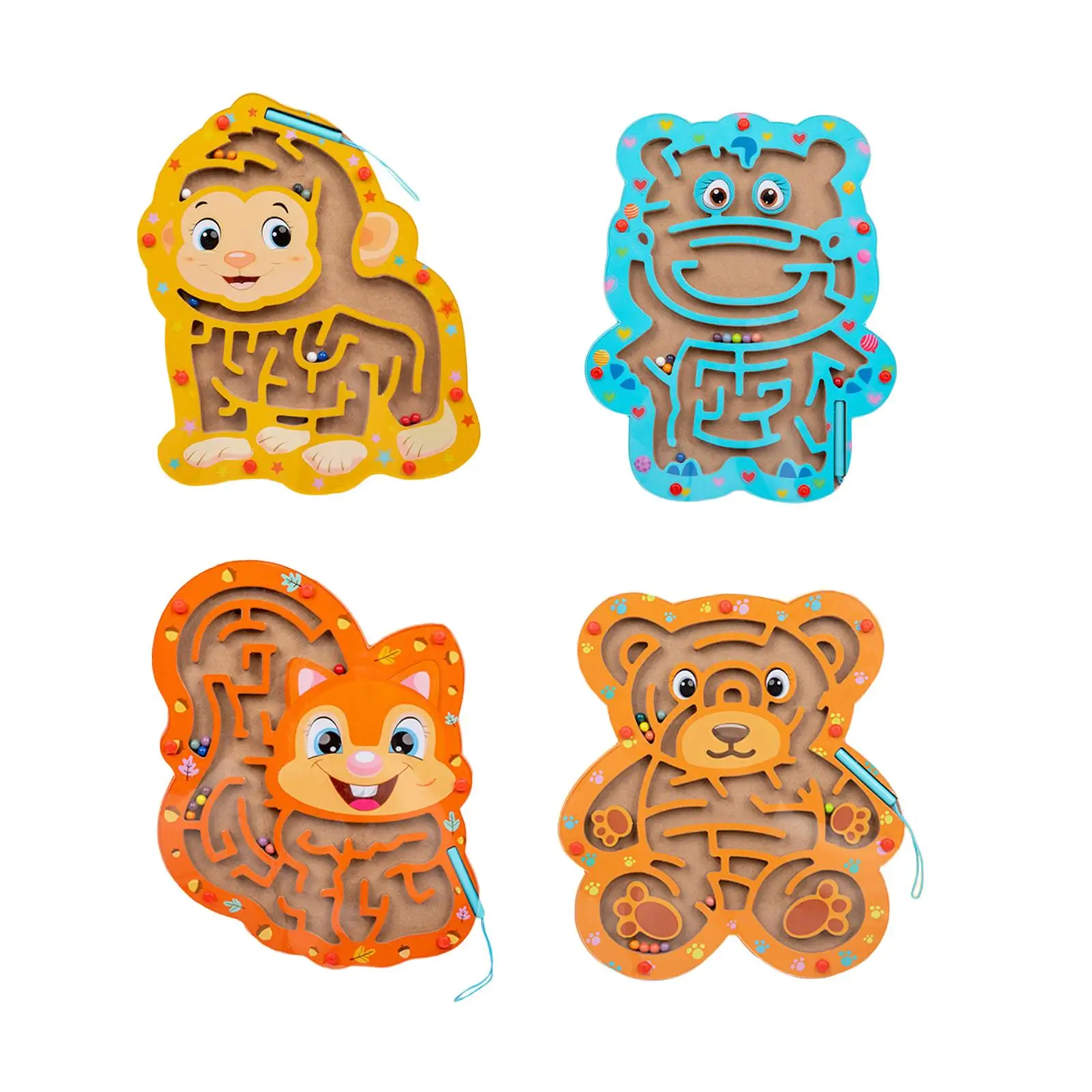 Магнитный лабиринт с бусинами, головоломка, развивающая игрушка-лабиринт для развития интеллекта, мультяшное животное, мелкая моторика, игрушка для раннего развития, подарок для мальчиков и девочек
Магнитный лабиринт с бусинами, головоломка, развивающая игрушка-лабиринт для развития интеллекта, мультяшное животное, мелкая моторика, игрушка для раннего развития, подарок для мальчиков и девочек