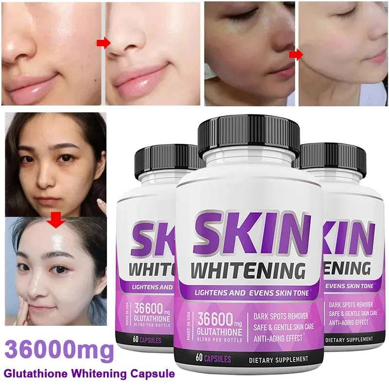 3 Bottle of 36600mg Glutathione Capsules Skin Beauty Natural Skin Facial Body Melanin
3 Bottle of 36600mg Glutathione Capsules Skin Beauty Natural Skin Facial Body Melanin