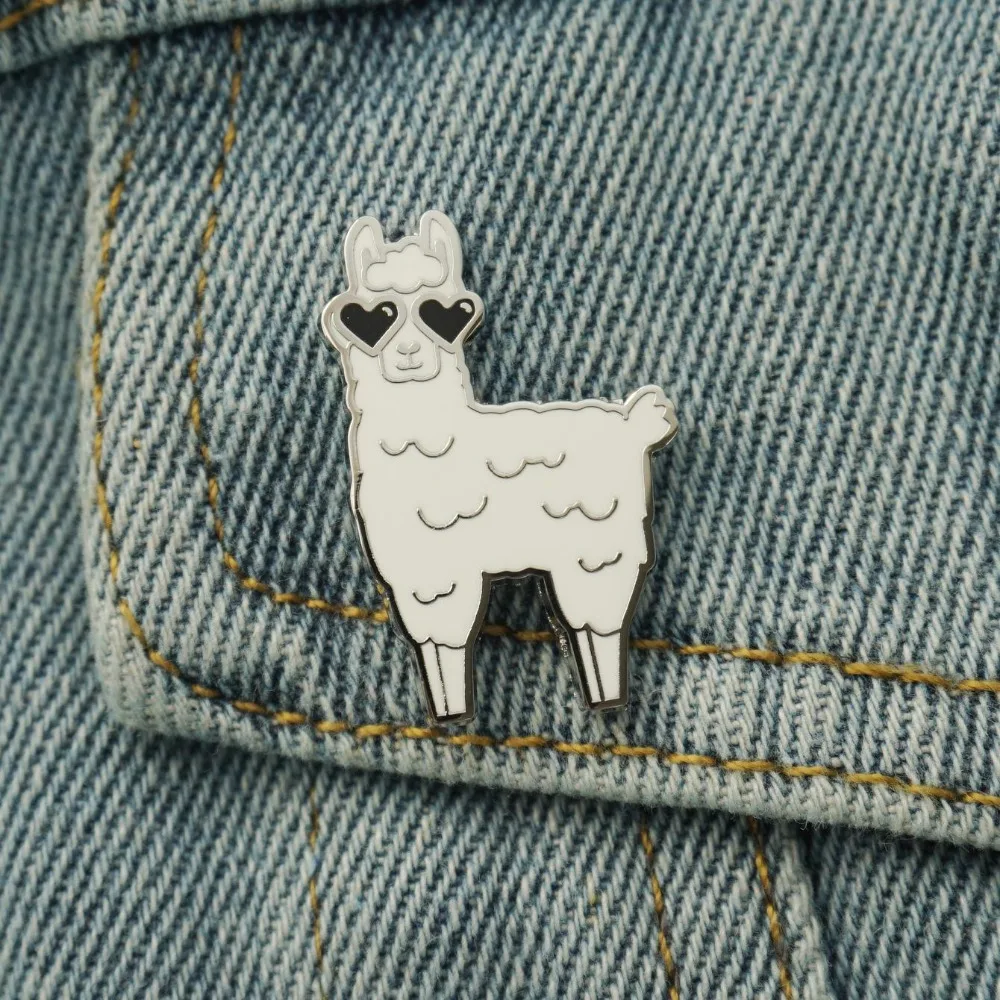 Cute Llama Hard Enamel Pin Animal Lapel Pins Badge Lover Gifts Brooch for Jewelry Accessory
Cute Llama Hard Enamel Pin Animal Lapel Pins Badge Lover Gifts Brooch for Jewelry Accessory