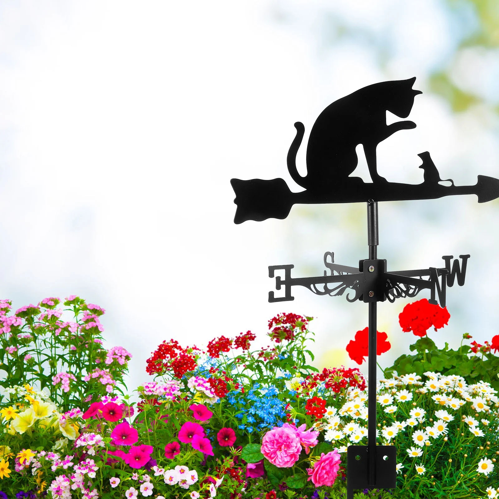 Stainless Steel Weather Vanes Garden Weathervane Cat Mouse Shaped Stakes Ornament Decorative Weather Vane
Stainless Steel Weather Vanes Garden Weathervane Cat Mouse Shaped Stakes Ornament Decorative Weather Vane
