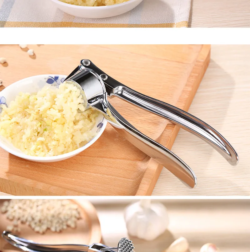 Garlic Press Crusher Mincer Kitchen Alloy Garlic Smasher Squeezer Manual Press Grinding Tool Kitchen Accessories Tools Garlic Press Crusher Mincer Kitchen Alloy Garlic Smasher Squeezer Manual Press Grinding Tool Kitchen Accessories Tools