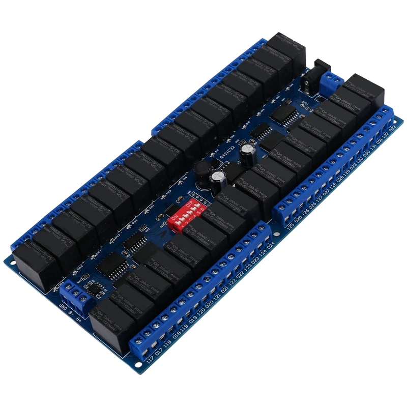 

RS485 Relay 32 Channel 12V Serial Remote Control Switch PLC Control Board