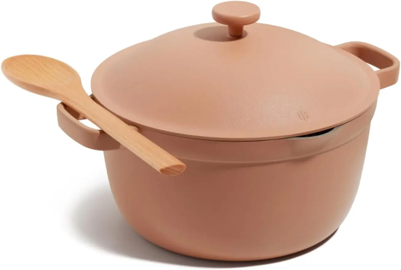 Versatile Cookware for Stovetop and Oven Steam, Bake, Braise, Roast | PTFE and PFOA-Free Toxin-Free, Easy to Clean | Spice
Versatile Cookware for Stovetop and Oven Steam, Bake, Braise, Roast | PTFE and PFOA-Free Toxin-Free, Easy to Clean | Spice