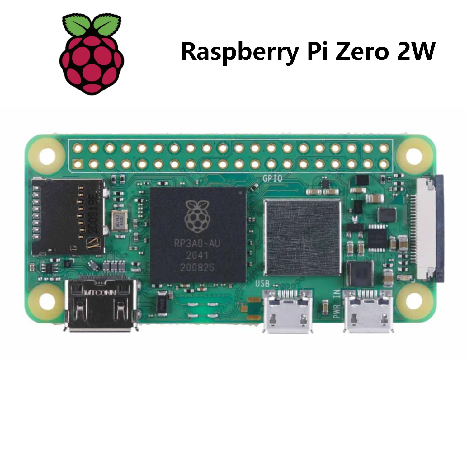 

Raspberry Pi Zero 2 W with Broadcom Quad-core CPU,Bluetooth 4.2,BLE,onboard Antenna