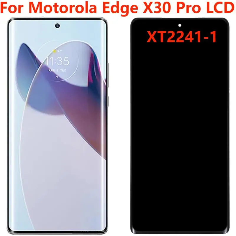 6,7 "оригинальный для Motorola Moto Edge X30 Pro XT2241-1 ЖК-дисплей с рамкой, сенсорный экран, панель в сборе, дигитайзер, дисплей
6,7 "оригинальный для Motorola Moto Edge X30 Pro XT2241-1 ЖК-дисплей с рамкой, сенсорный экран, панель в сборе, дигитайзер, дисплей