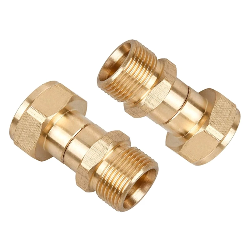 

2 Pcs Pressure Washer Adapter M22 14mm Pressure Washer Swivel Connector Quick Disconnect Swivel for Power Washer Hose