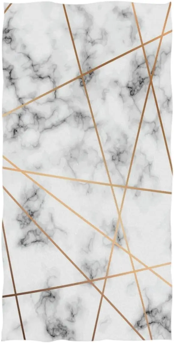 Marbling Texture Print Quick Drying Towels Orange Lines White Marble Bath Towel Ultra Soft Highly Absorbent Multipurpose Towel
Marbling Texture Print Quick Drying Towels Orange Lines White Marble Bath Towel Ultra Soft Highly Absorbent Multipurpose Towel