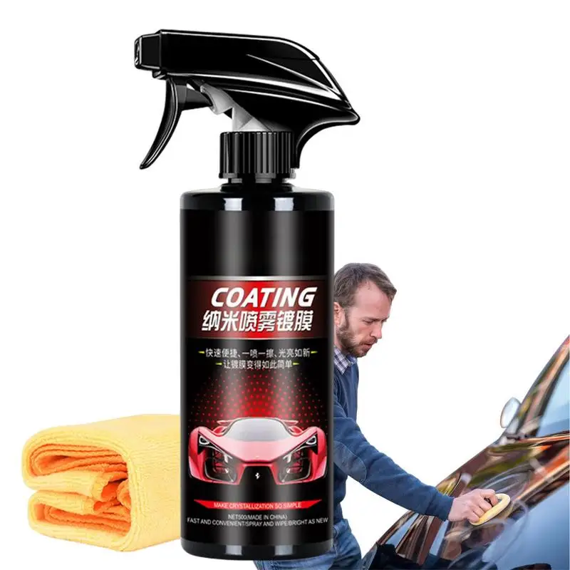 Ceramic Car Coating Spray Liquid Glass Waterproof Paint Care Quick Coat Car Wax Polish Spray Coat Polish & Paint Sealant Protect 
Ceramic Car Coating Spray Liquid Glass Waterproof Paint Care Quick Coat Car Wax Polish Spray Coat Polish & Paint Sealant Protect