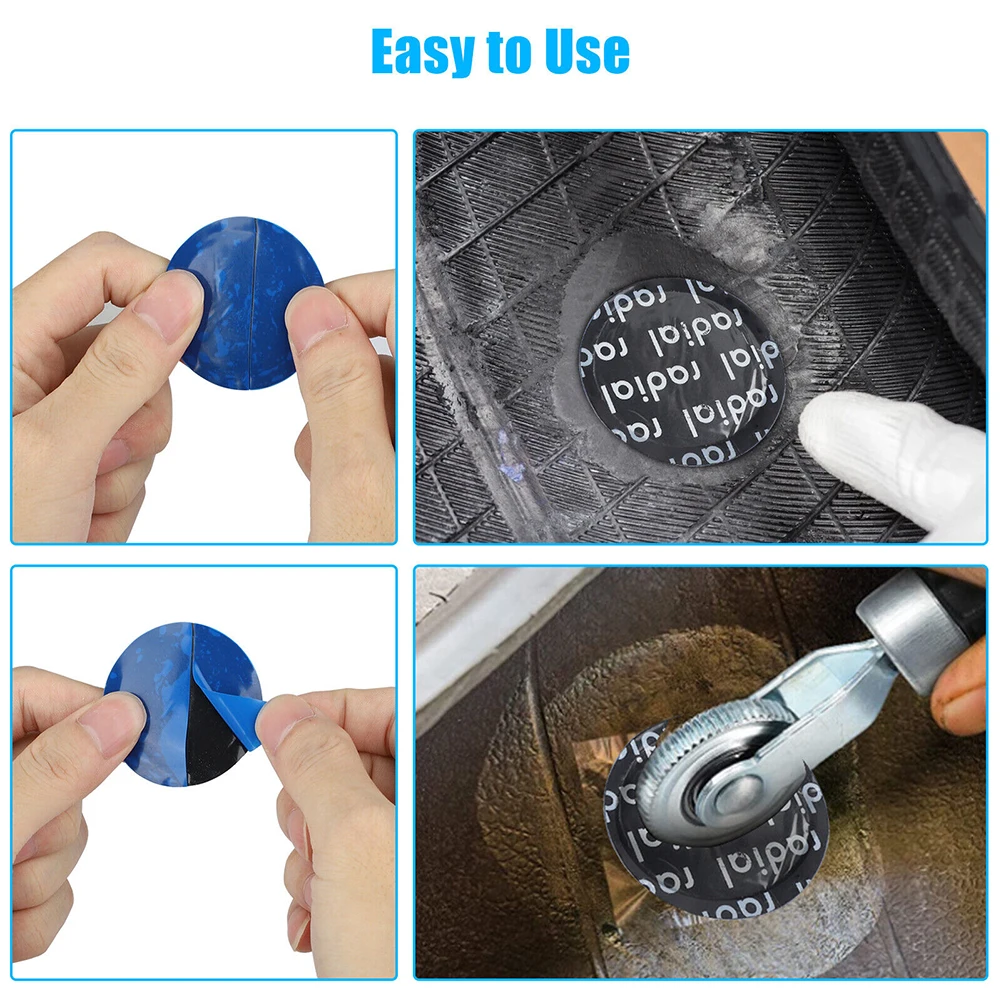 Tire Repair Tool Glueless Patch Kit Tyle Accessories Rubber Patch Universal Tire Repair Universal High Quality
Tire Repair Tool Glueless Patch Kit Tyle Accessories Rubber Patch Universal Tire Repair Universal High Quality