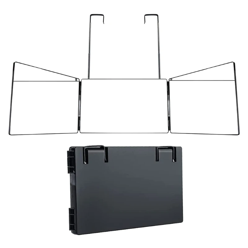 Trifold Hair Cutting Mirror Self Styling Mirrors with Adjustable Height Hook Dropship
Trifold Hair Cutting Mirror Self Styling Mirrors with Adjustable Height Hook Dropship