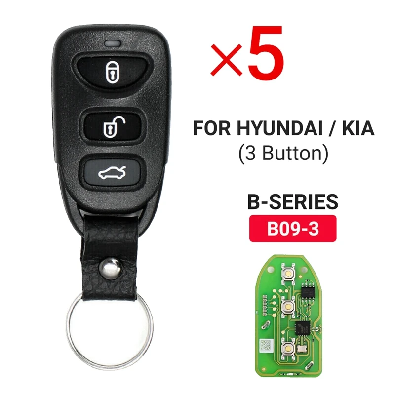 KEYDIY B09-3 Car Remote Key 3 Button B-Series KD Remote Control Car Key For KD900 KD900+ URG200 KD-X2 Mini For Hyundai Kia
KEYDIY B09-3 Car Remote Key 3 Button B-Series KD Remote Control Car Key For KD900 KD900+ URG200 KD-X2 Mini For Hyundai Kia