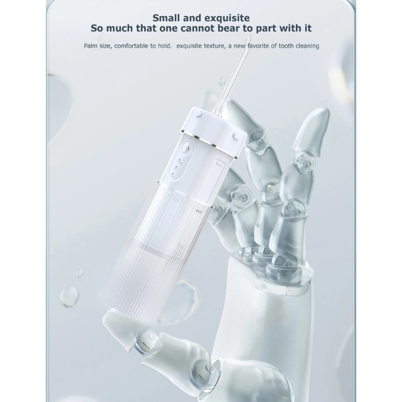 Water Dental Flosser for Teeth Portable Rechargeable Irrigator IPX7 Waterproof A6HB
Water Dental Flosser for Teeth Portable Rechargeable Irrigator IPX7 Waterproof A6HB