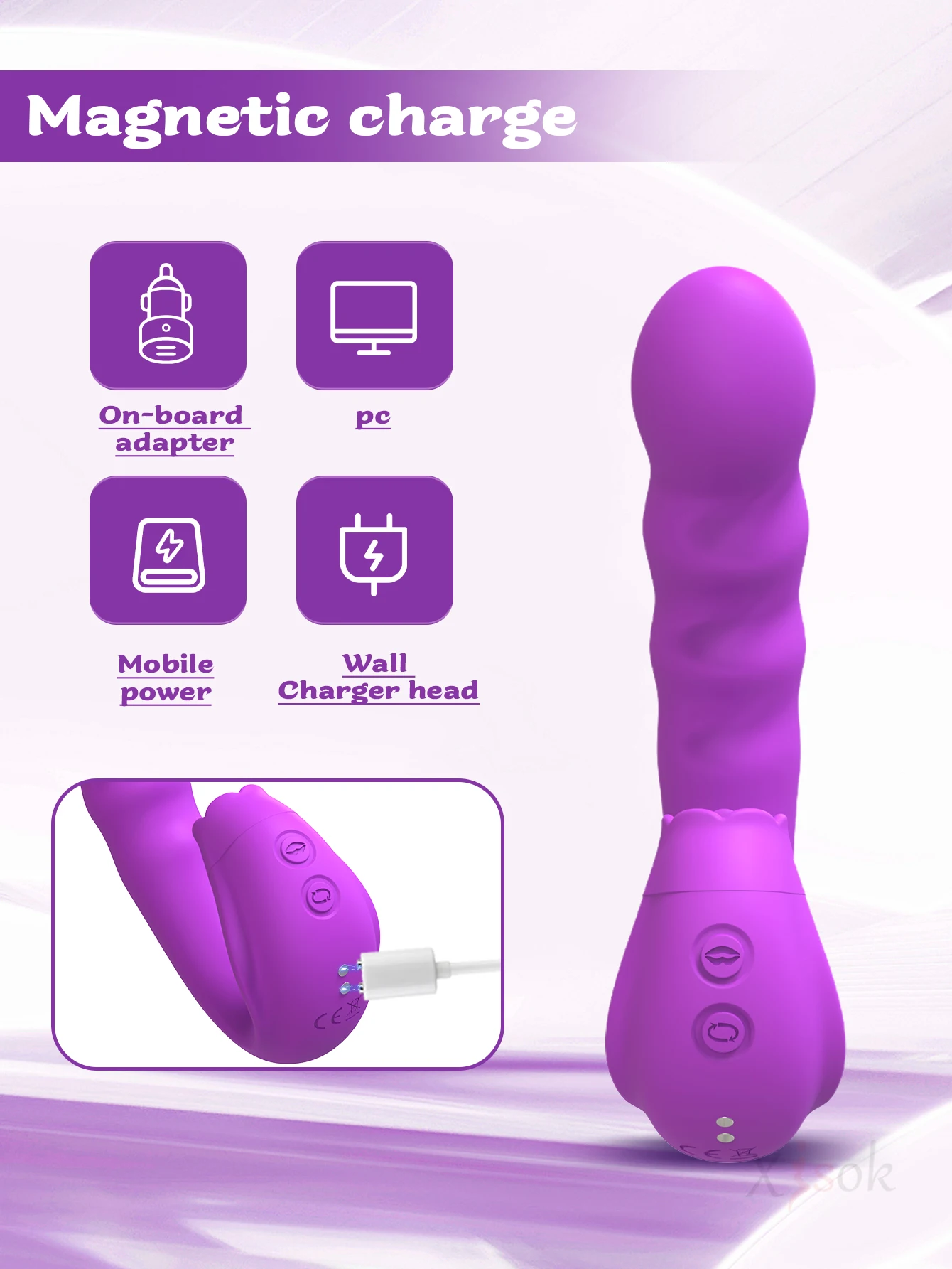 Tongue Licking Rotating Dildo Vibrator for Women Clitoral Stimulator Vaginal Massager G-Spot Vibrator Wand Female Adult Sex Toys Tongue Licking Rotating Dildo Vibrator for Women Clitoral Stimulator Vaginal Massager G-Spot Vibrator Wand Female Adult Sex Toys