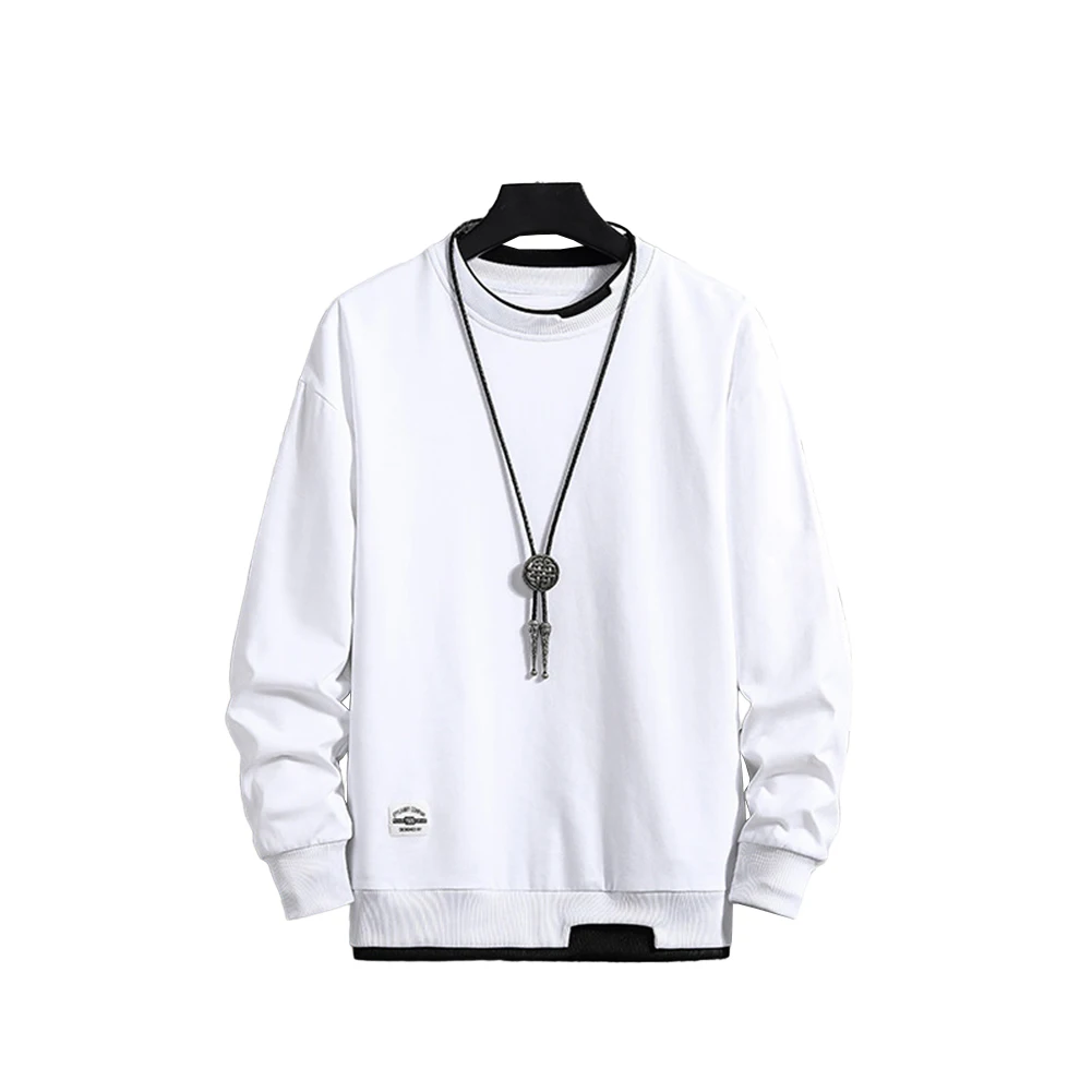 Fashion Men Winter Long Sleeve Sweatshirts Fake Two-pieces Patchwork Letter Casual Men Pullovers Tops
Fashion Men Winter Long Sleeve Sweatshirts Fake Two-pieces Patchwork Letter Casual Men Pullovers Tops