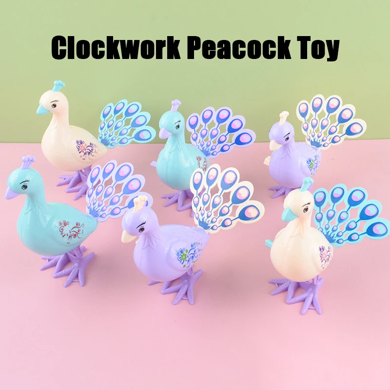 Wind Up Peacock Toys Cute Cartoon Clockwork Animal Toys For Kids Gifts Party Favor
Wind Up Peacock Toys Cute Cartoon Clockwork Animal Toys For Kids Gifts Party Favor