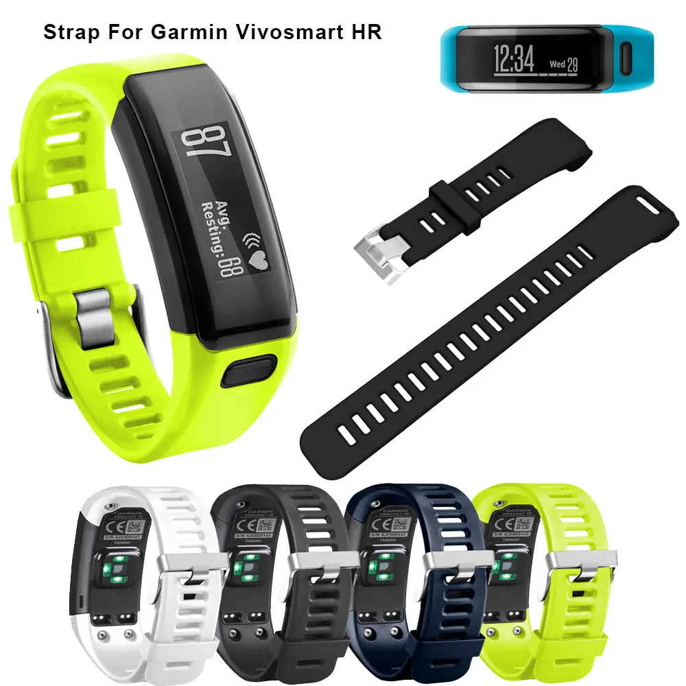 

For Garmin Vivosmart HR Sports Silicone Band Smart Watch Accessories Strap For Garmin Vivo Smart HR Smart Wristband Bracelet