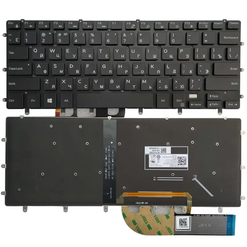 Новая русская клавиатура с подсветкой для Dell XPS 15 9550 9560 9570 P56F Precision 5510 m5510 m5520 m5530 RU, Черная
Новая русская клавиатура с подсветкой для Dell XPS 15 9550 9560 9570 P56F Precision 5510 m5510 m5520 m5530 RU, Черная