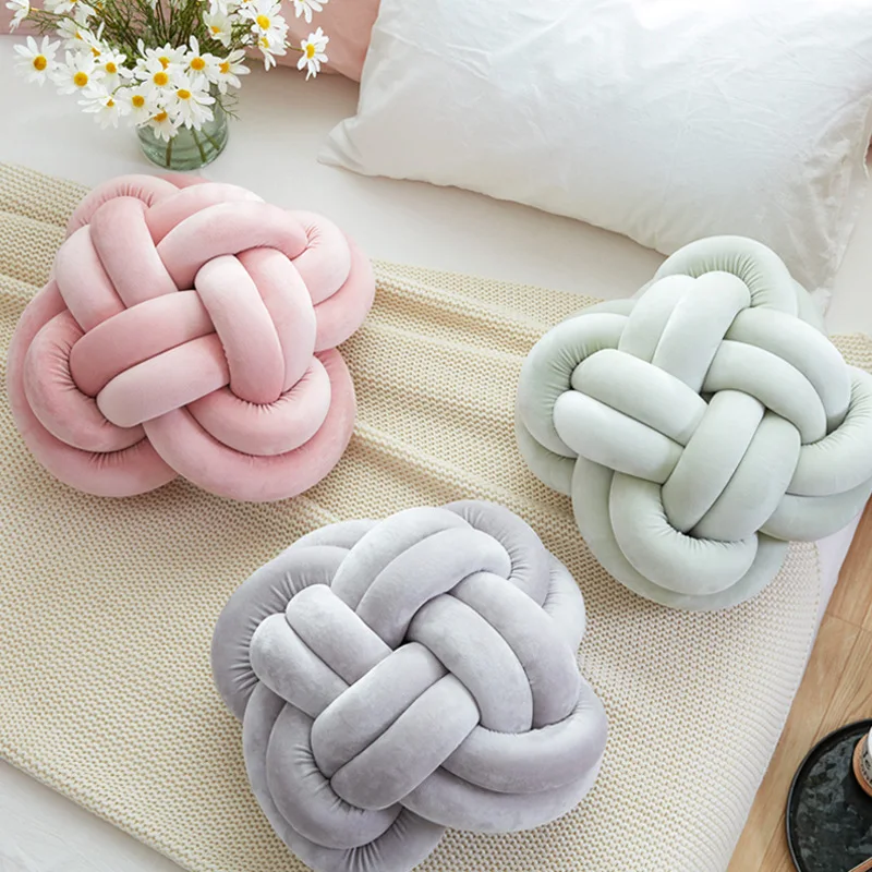 Soft Cotton Sofa Throw Pillow DIY Hand Knot Cushion Back Cushions Cozy Car Lumbar Pillow Sofa Seat Cushion Office Chair Pillows
Soft Cotton Sofa Throw Pillow DIY Hand Knot Cushion Back Cushions Cozy Car Lumbar Pillow Sofa Seat Cushion Office Chair Pillows