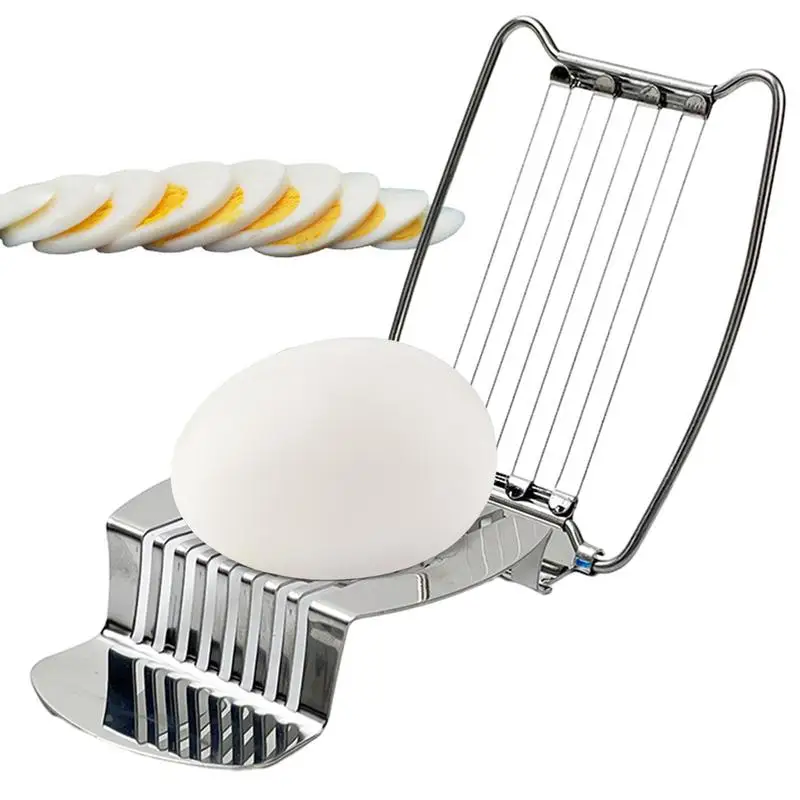 Egg Slicer Stainless steel Egg Cutter Multipurpose Egg Slicer tool heavy duty Hard Boiled Eggs cutter household kitchen supplies
Egg Slicer Stainless steel Egg Cutter Multipurpose Egg Slicer tool heavy duty Hard Boiled Eggs cutter household kitchen supplies