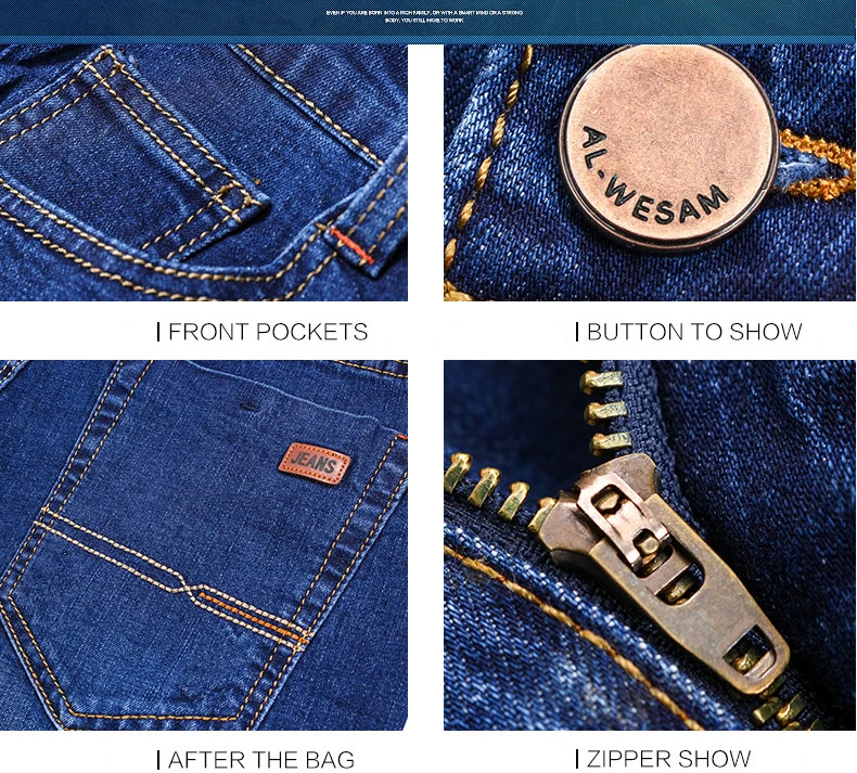 Jeans Casual Straight Stretch Jeans Casual Straight Stretch