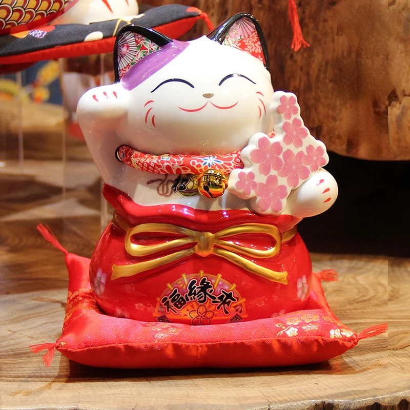 New Peach Blossom Fortune Cat Home Decoration Peach Blossom Fortune Cat Savings Jar Creative Gift Ornaments
New Peach Blossom Fortune Cat Home Decoration Peach Blossom Fortune Cat Savings Jar Creative Gift Ornaments