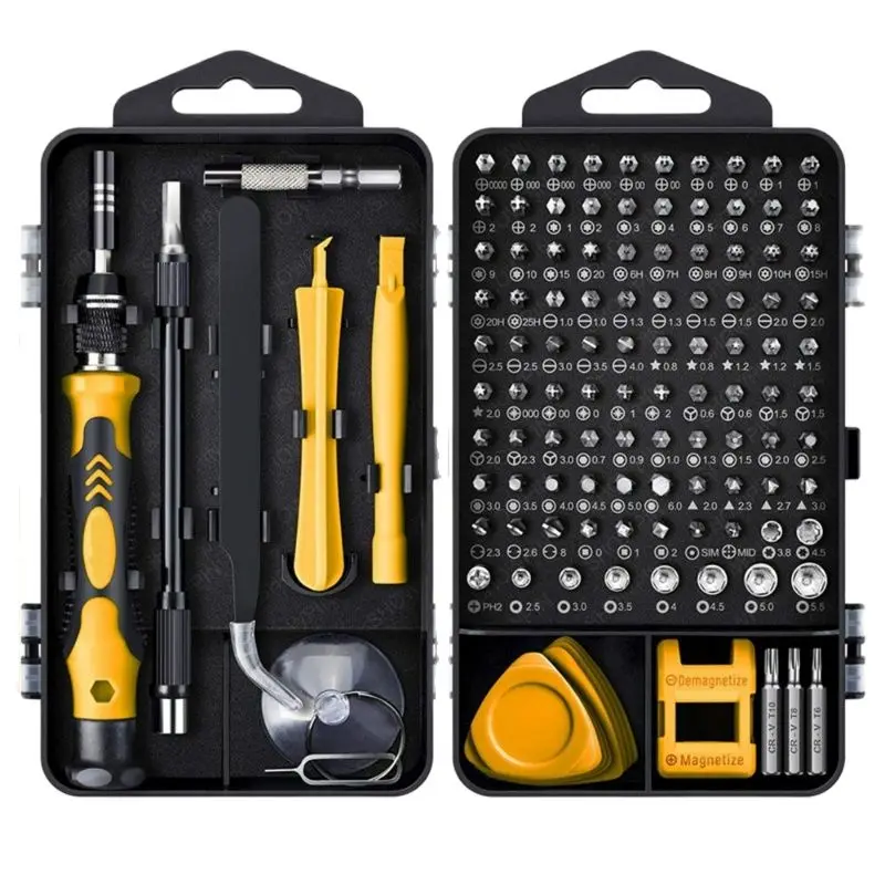 115 In 1 Computer Repair Magnetic Laptop Screwdriver Kit Precision Screwdriver Set Small Impact Screw Driver Kit
115 In 1 Computer Repair Magnetic Laptop Screwdriver Kit Precision Screwdriver Set Small Impact Screw Driver Kit