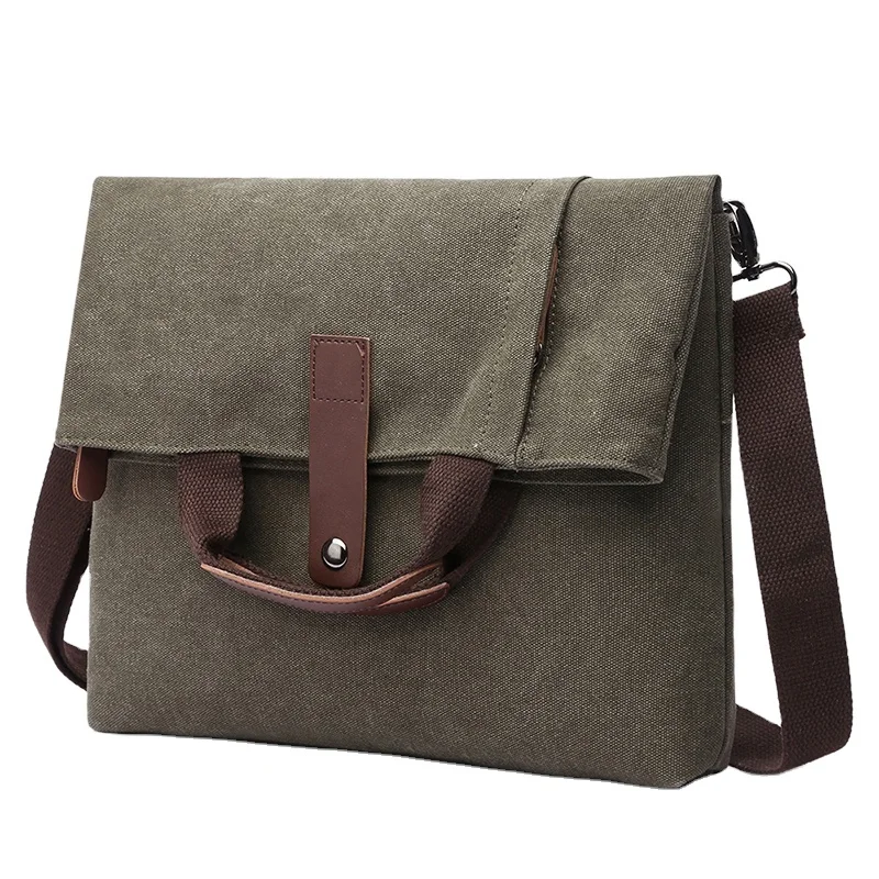 

Bag Men Messenger Laptop Shoulder Handbags Canvas Briefcase Anti Theft Vintage Satchel College Bookbag Retro Crossbody