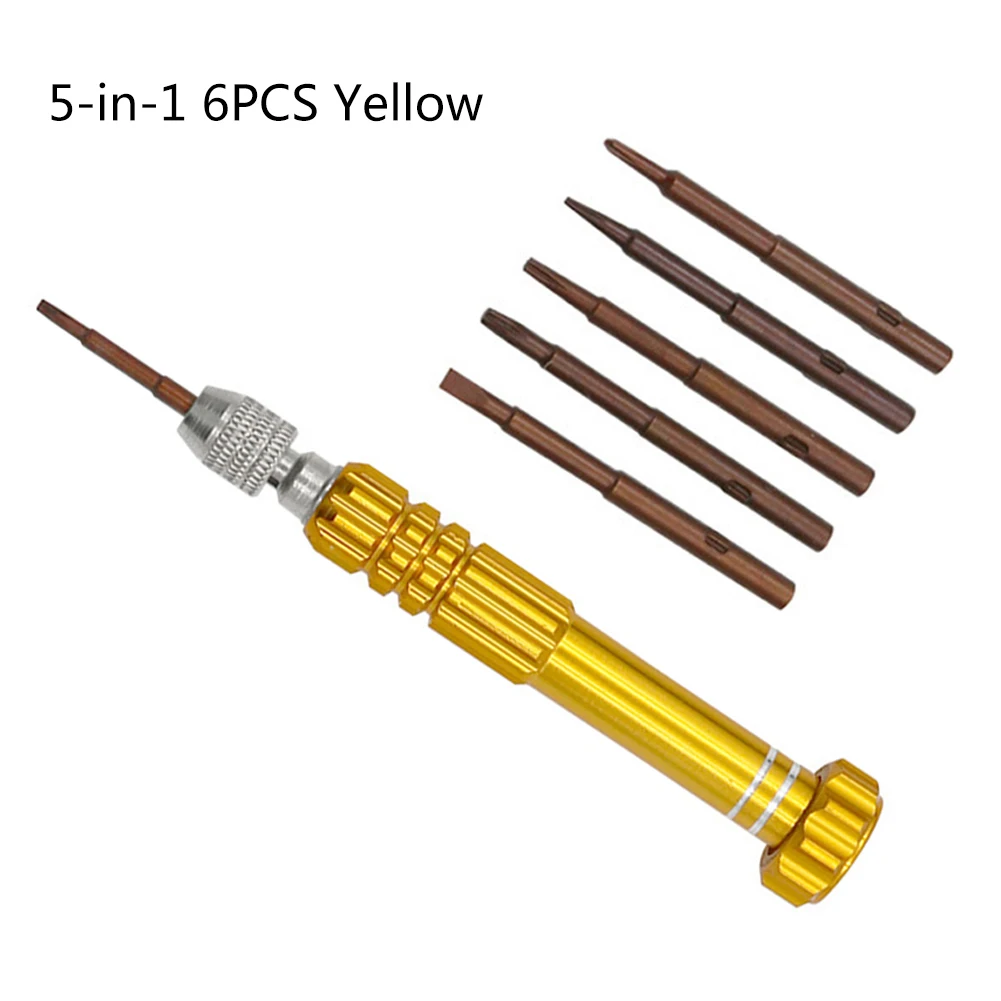 

Brand-new Durable Easy To Use High-quality Screwdriver 5 In 1 5 In 1 Screwdriver Disassemble Opening Repair Tool
