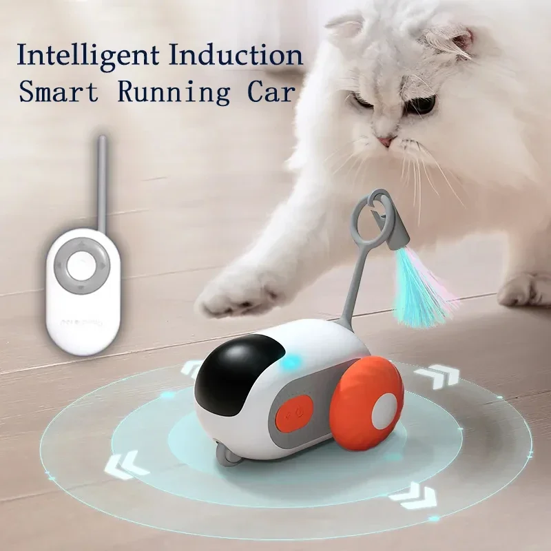 Smart Cat Toy Car Remote Control Running Car Cat Toys Interactive Cat Sticks Teaser Feather Dual Modes Electric Pet Cat Toys
Smart Cat Toy Car Remote Control Running Car Cat Toys Interactive Cat Sticks Teaser Feather Dual Modes Electric Pet Cat Toys