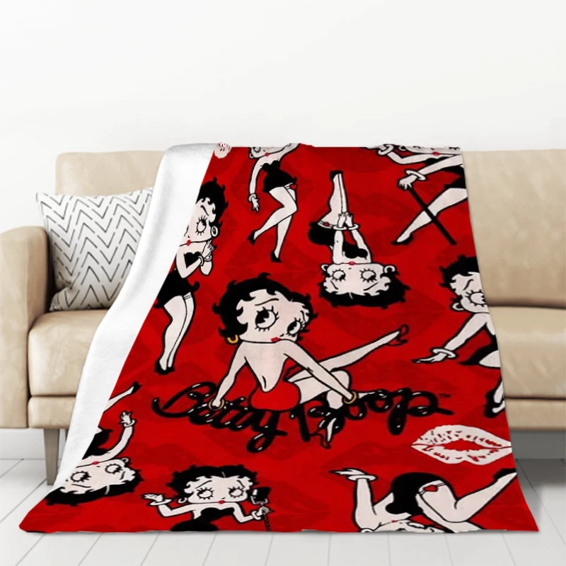 Child Blanket Bettys-Classic-Boop-Cute Cartoon Double Bed Blankets for Decorative Sofa Fluffy Soft Blankets & Throws Furry Throw
Child Blanket Bettys-Classic-Boop-Cute Cartoon Double Bed Blankets for Decorative Sofa Fluffy Soft Blankets & Throws Furry Throw