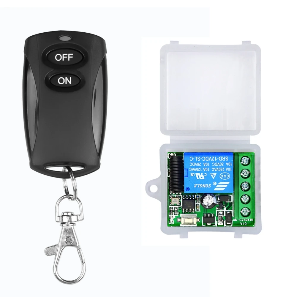 433MHz 220V-1B AC85V-250V 10A Load Smart Switch controller For Gate Led Lights Bulb DIY ON OFF Remote Control
433MHz 220V-1B AC85V-250V 10A Load Smart Switch controller For Gate Led Lights Bulb DIY ON OFF Remote Control