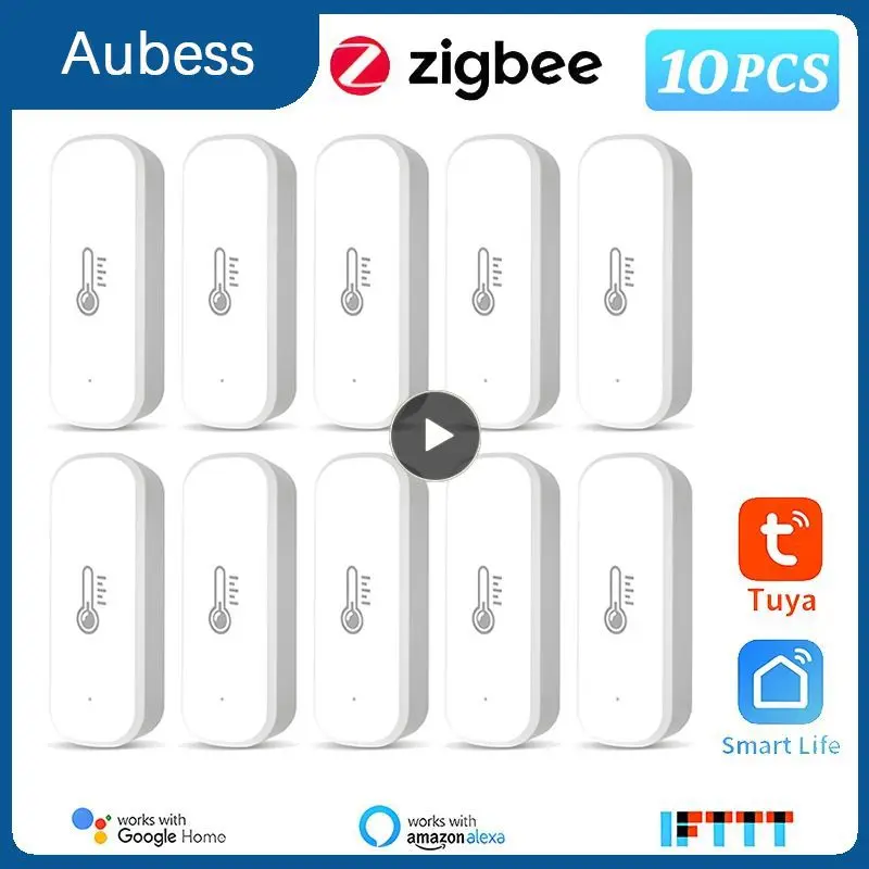 Tuya ZigBee Temperature Sensor And Humidity Sensor Home Automation Kit Smart Home Assistant Support Smart Life Alexa Google Home
Tuya ZigBee Temperature Sensor And Humidity Sensor Home Automation Kit Smart Home Assistant Support Smart Life Alexa Google Home