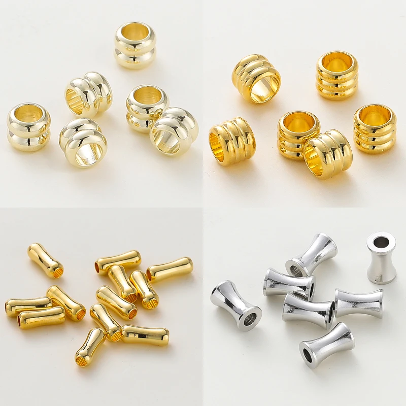 20pcs 14K/18K Real Gold Plated Brass Rectangular Tube Spacer Beads Bracelet Loose Beads For DIY Jewelry Making Necklace Crafts
20pcs 14K/18K Real Gold Plated Brass Rectangular Tube Spacer Beads Bracelet Loose Beads For DIY Jewelry Making Necklace Crafts