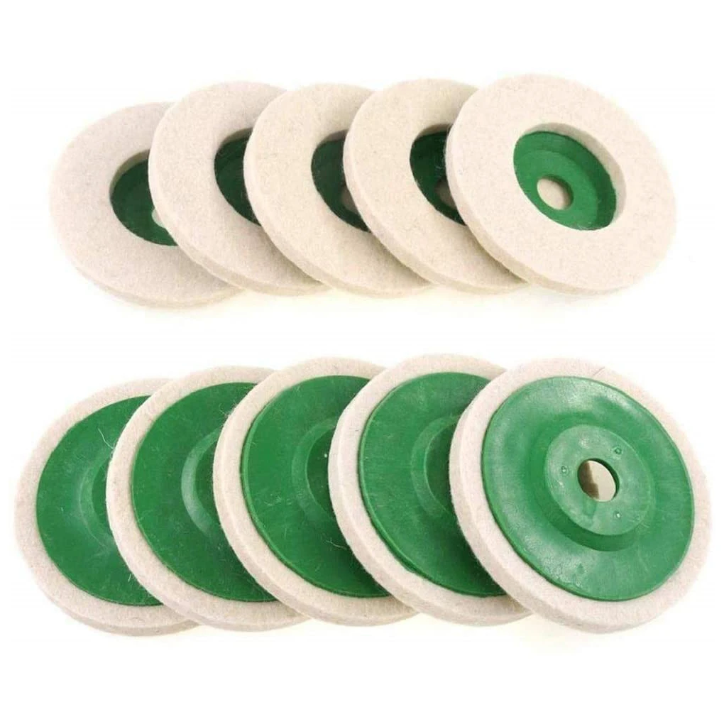Pack of 10 Polishing Pads Metal Wood Floor Buffing Wheel Beginner Professional Angle Grinder Replacement Spare Accessories
Pack of 10 Polishing Pads Metal Wood Floor Buffing Wheel Beginner Professional Angle Grinder Replacement Spare Accessories