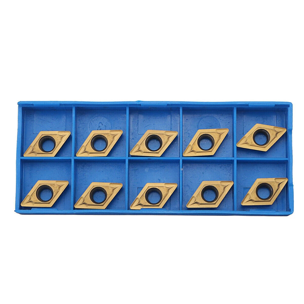 10pcs DCMT32.51 Carbide Inserts Blades CNC Lathe Cutting Tool DCMT11T308 Turning Blade For Metalworking Turning Tool Accessories
10pcs DCMT32.51 Carbide Inserts Blades CNC Lathe Cutting Tool DCMT11T308 Turning Blade For Metalworking Turning Tool Accessories