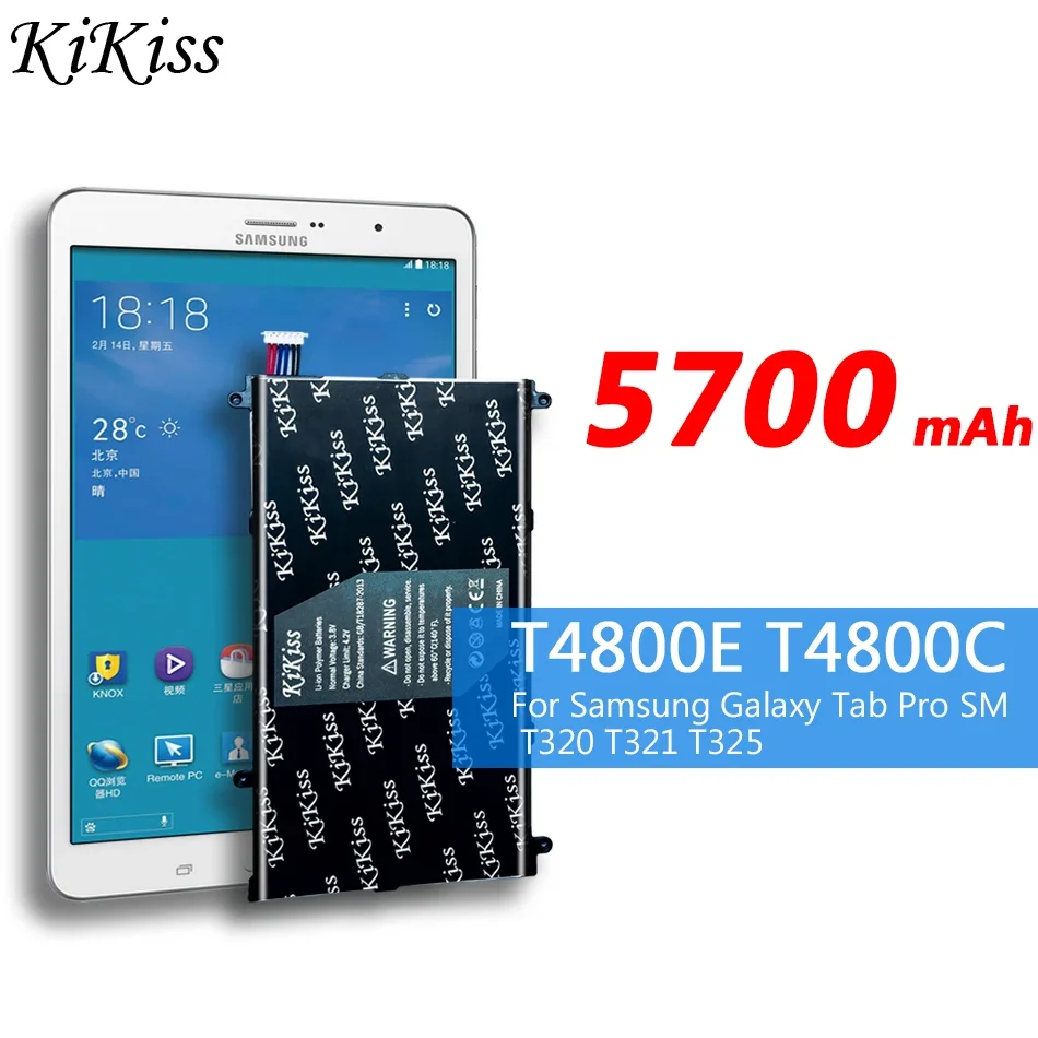 T4800U T4800E Аккумулятор для планшетов Samsung Galaxy Tab Pro 8,4, фото, внешний аккумулятор 5700 мАч + Инструменты
T4800U T4800E Аккумулятор для планшетов Samsung Galaxy Tab Pro 8,4, фото, внешний аккумулятор 5700 мАч + Инструменты