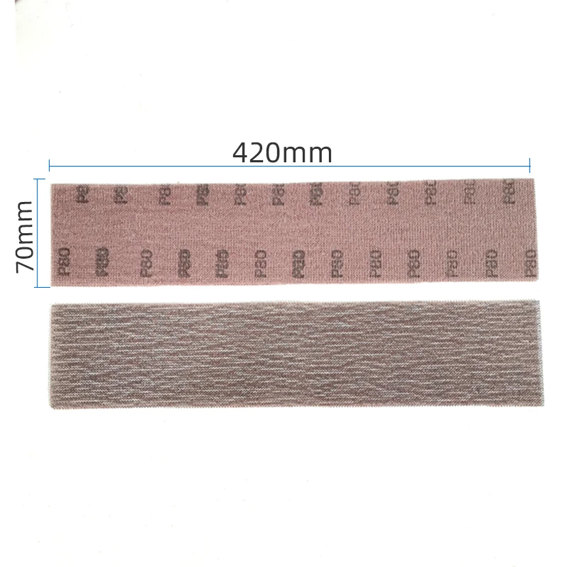 70/420mm Rectangle Mesh Abrasive Dust Free Sanding Anti-blocking Dry Grinding Sandpaper 80 to 320 Grit Hook and Loop Sand Paper
70/420mm Rectangle Mesh Abrasive Dust Free Sanding Anti-blocking Dry Grinding Sandpaper 80 to 320 Grit Hook and Loop Sand Paper