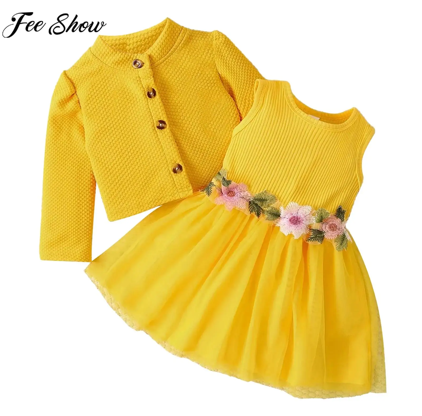 Милое платье принцессы на день рождения для маленьких девочек, вязаная сетчатая пачка с цветами, модная повседневная весенне-осенняя одежда, повседневная одежда
Милое платье принцессы на день рождения для маленьких девочек, вязаная сетчатая пачка с цветами, модная повседневная весенне-осенняя одежда, повседневная одежда