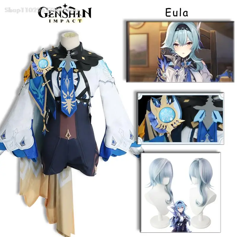 Genshin Impact Eula Cosplay Game Animation Corner Anime Carnival Deguisements Sexy Second Dimension Full Set of Royal Sister
Genshin Impact Eula Cosplay Game Animation Corner Anime Carnival Deguisements Sexy Second Dimension Full Set of Royal Sister