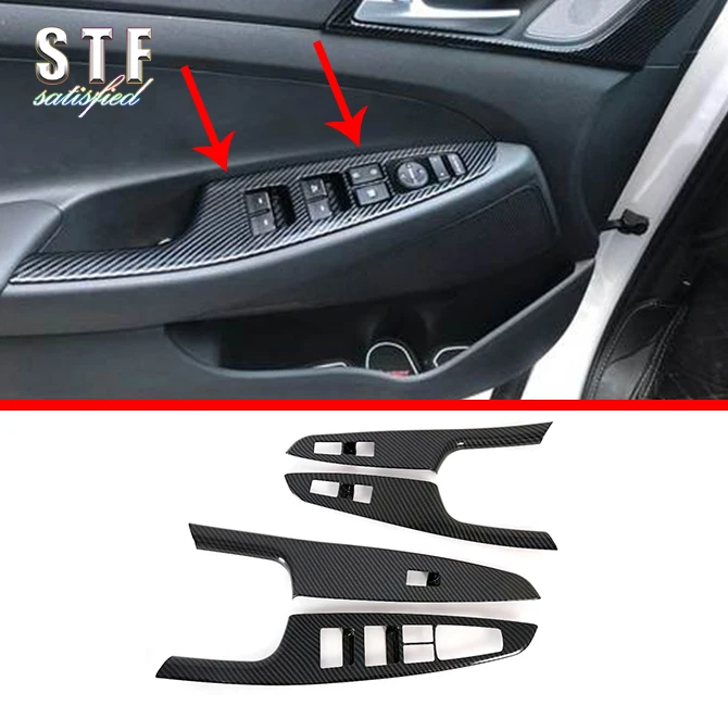 Carbon Fiber Style Interior Door Window Buttons Cover Trim For Hyundai Tucson 2015-2020 Car Accessories Stickers
Carbon Fiber Style Interior Door Window Buttons Cover Trim For Hyundai Tucson 2015-2020 Car Accessories Stickers