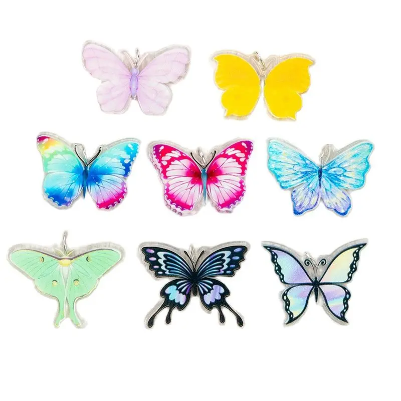 8 шт./партия, радужные аксессуары для подвесок 
8 шт./партия, радужные аксессуары для подвесок