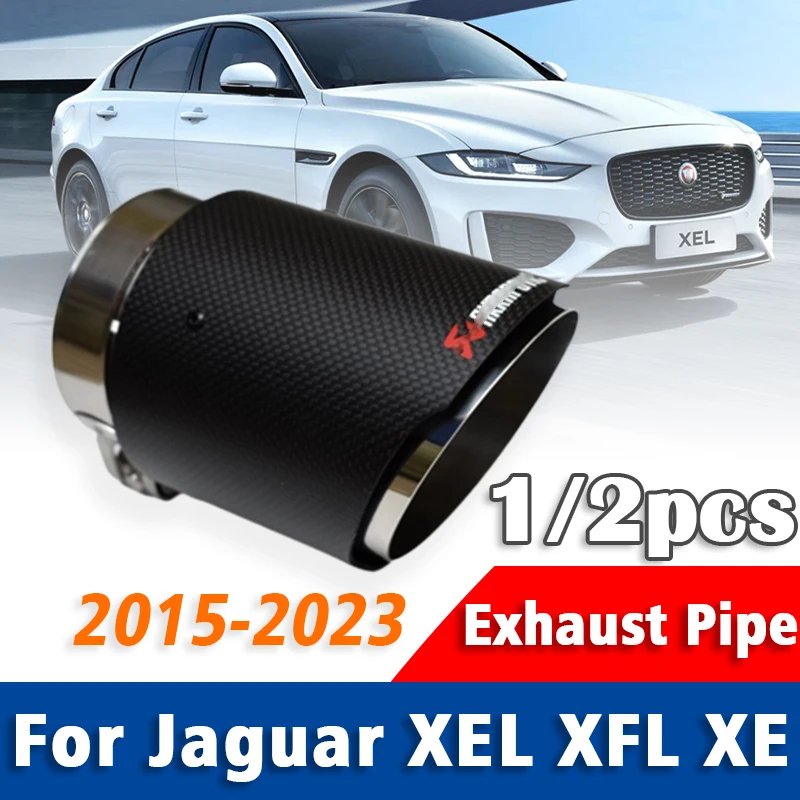 1/2Pcs Carbon Fiber + Stainless Steel Exhaust Pipe Muffler Tailpipe Muffler Tip For Jaguar XEL XFL XE 2015 2016-2023 Accessories
1/2Pcs Carbon Fiber + Stainless Steel Exhaust Pipe Muffler Tailpipe Muffler Tip For Jaguar XEL XFL XE 2015 2016-2023 Accessories