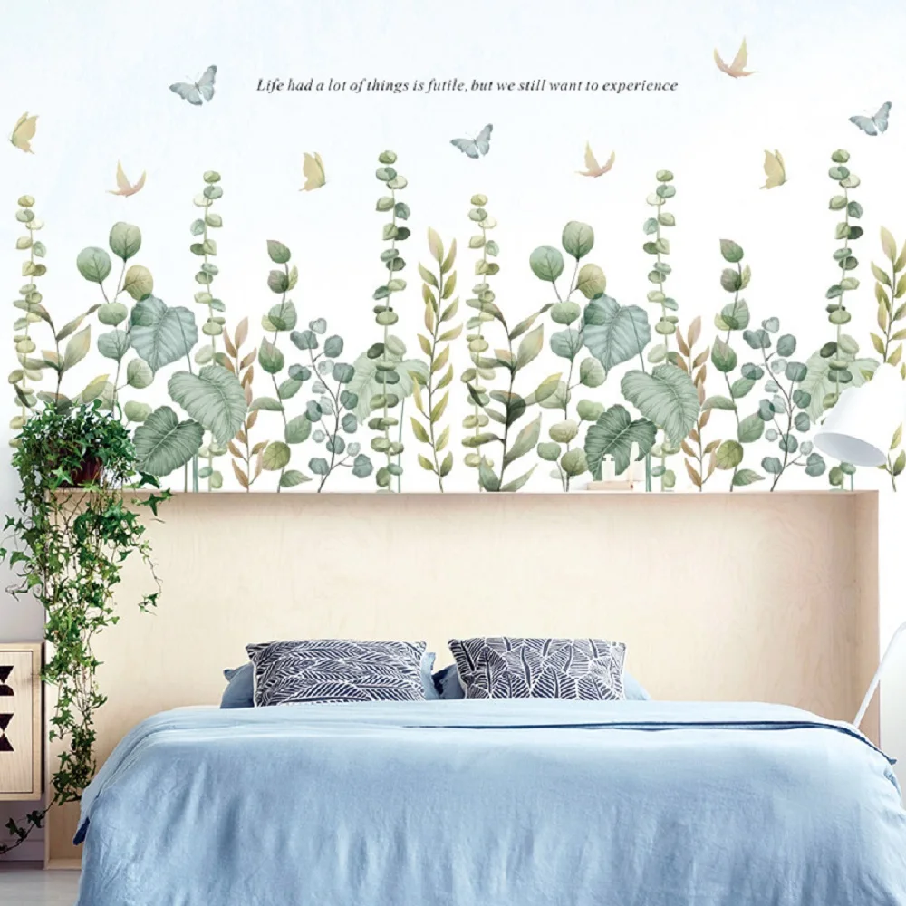 Tropical Green Leaves Wall Stickers For Bedroom Living Room Sofa TV Background Wall Decor Removable Vinyl Wall Decals Home Decor
Tropical Green Leaves Wall Stickers For Bedroom Living Room Sofa TV Background Wall Decor Removable Vinyl Wall Decals Home Decor