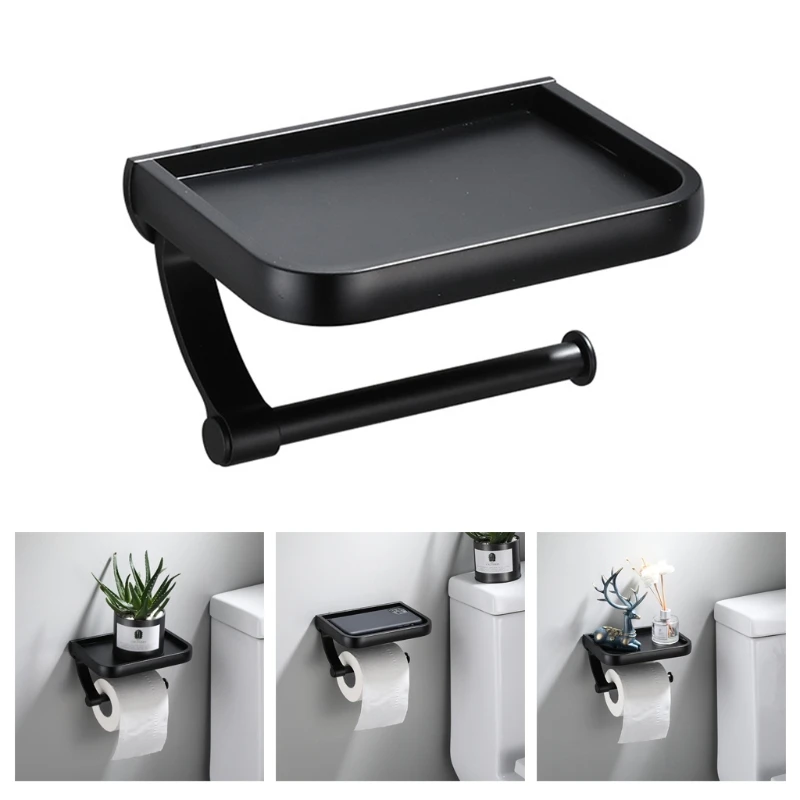 Wall Mounted Toilet Paper Roll Holder with Tray Kitchen Bathroom Accessories Dropship
Wall Mounted Toilet Paper Roll Holder with Tray Kitchen Bathroom Accessories Dropship