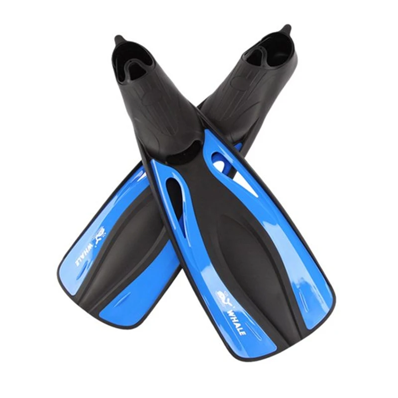

WHALE Whale Snorkeling Diving Fins Flippers Water Sports Comfortable Swimming Fins Diving Equipment Blue L Size