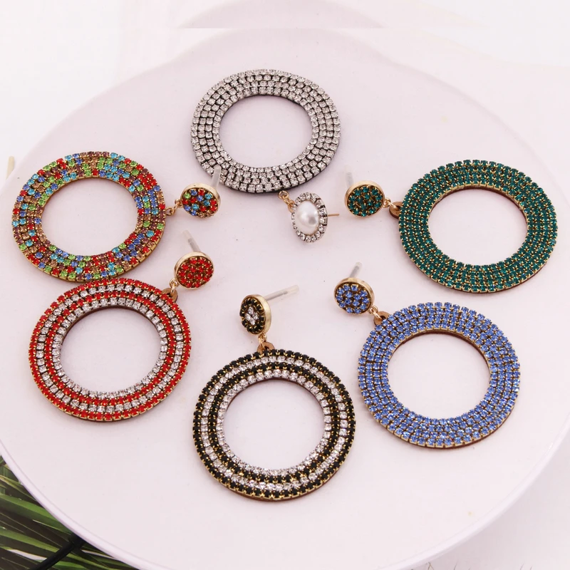 Charm Fashion Rhinestone Round Earrings For Women Pendant Earrings Big Drop Earrings Party Jewelry Jewelry Female Gifts
Charm Fashion Rhinestone Round Earrings For Women Pendant Earrings Big Drop Earrings Party Jewelry Jewelry Female Gifts