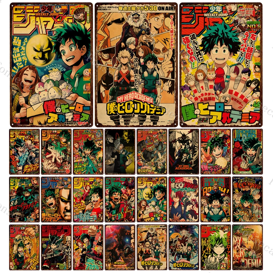 My Hero Academia Bakugou Vintage Metal Sign Classical Anime Tin Plates Home Decor Bar Man Cave Wall Art Metal Stickers
My Hero Academia Bakugou Vintage Metal Sign Classical Anime Tin Plates Home Decor Bar Man Cave Wall Art Metal Stickers